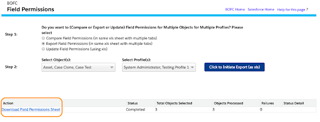 export "Field Permissions" for Multiple Objects